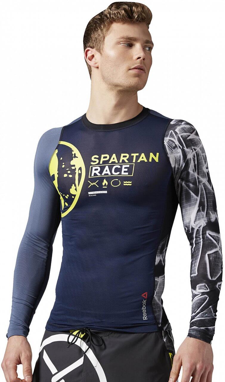 Pánské běžecké tričko Reebok Spartan Pro  Long Sleeve Compression