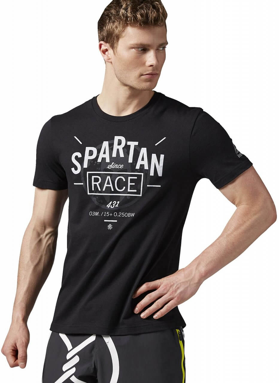 Pánské běžecké tričko Reebok Spartan Race Short Sleeve Bi-blend Tee