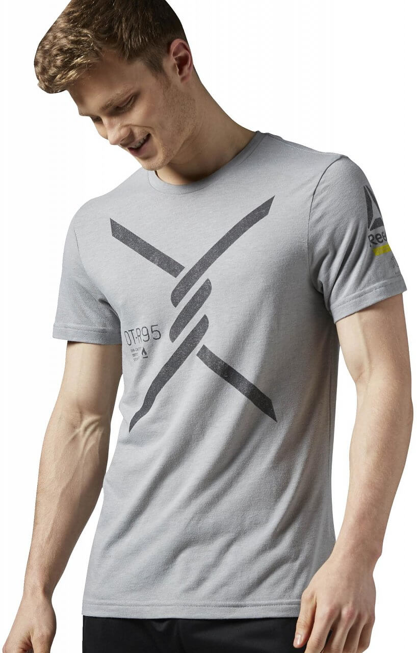 Pánské běžecké tričko Reebok OTR Short Sleeve Tri-blend Tee 2