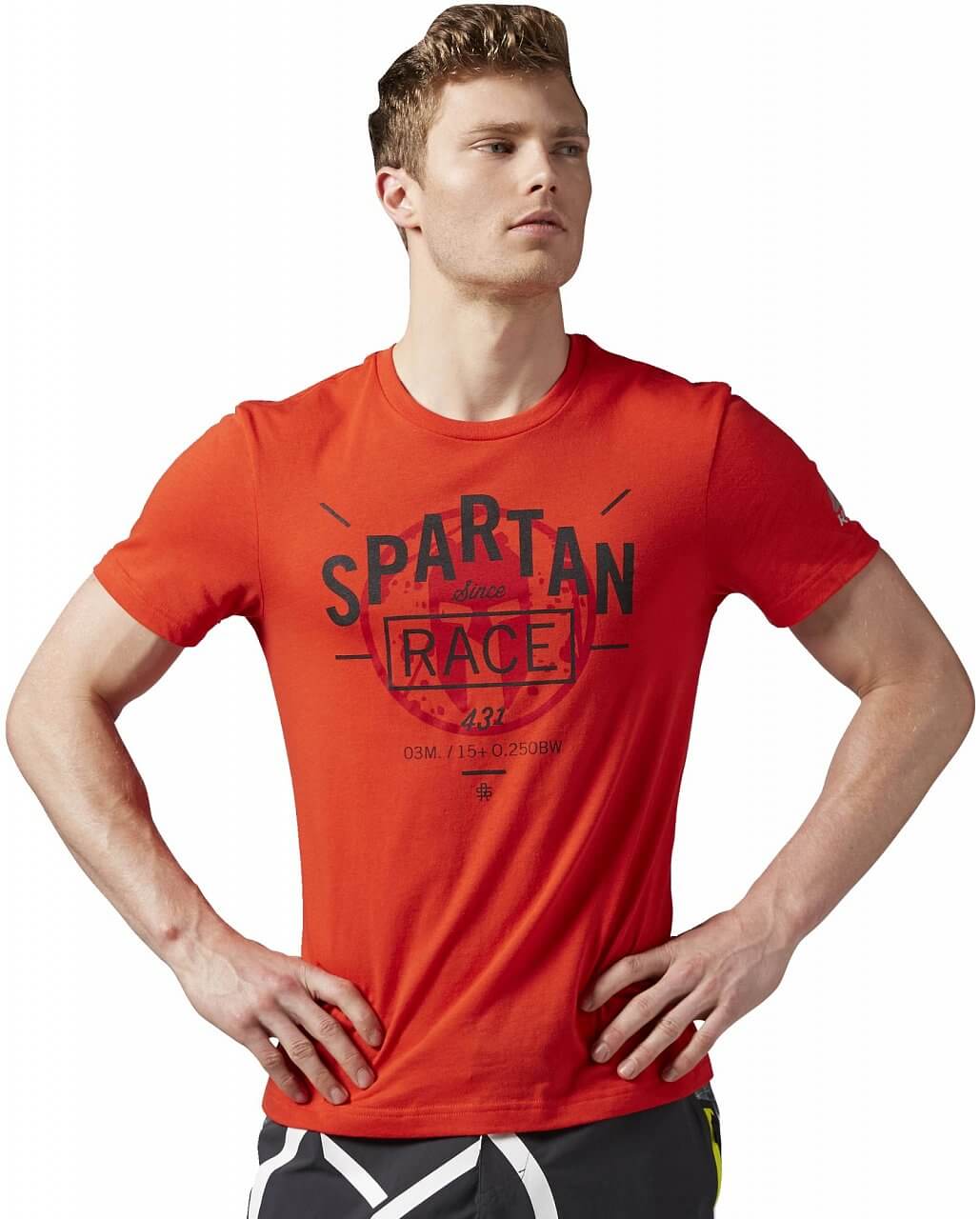 Pánské běžecké tričko Reebok Spartan Race Short Sleeve Bi-blend Tee