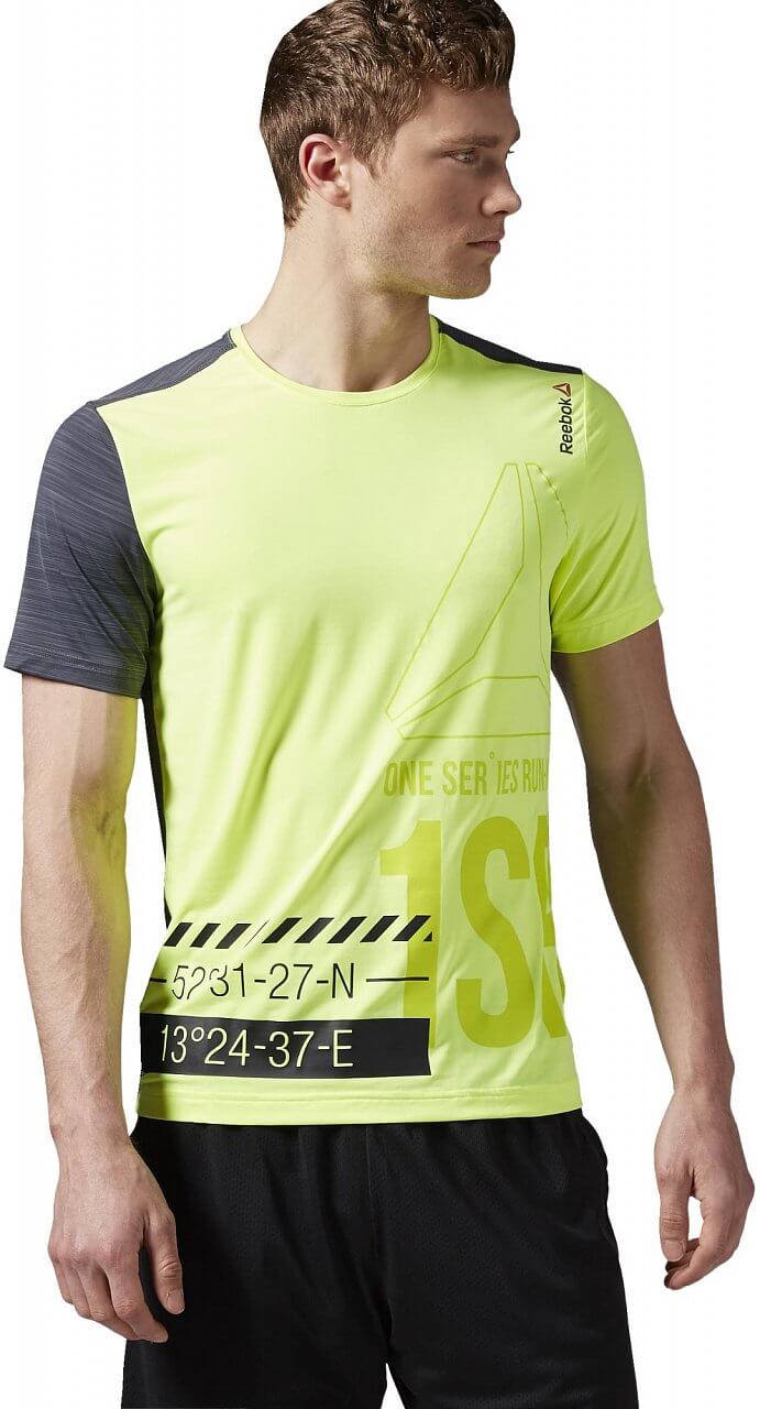 Pánské běžecké tričko Reebok One Series Running SS ACTIVChill Tee