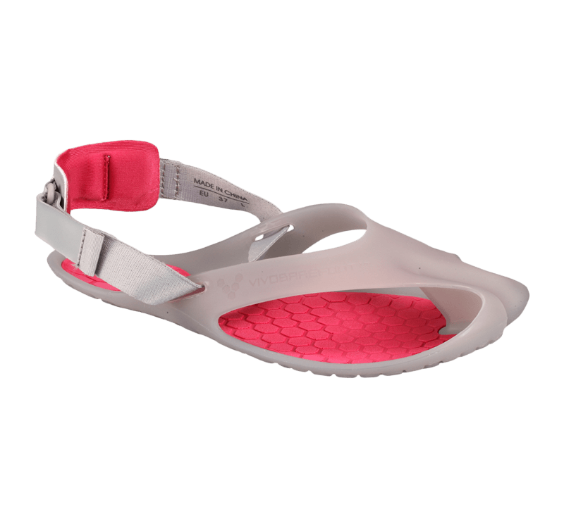 Dámská vycházková obuv VIVOBAREFOOT Achilles L Grey/ Pink