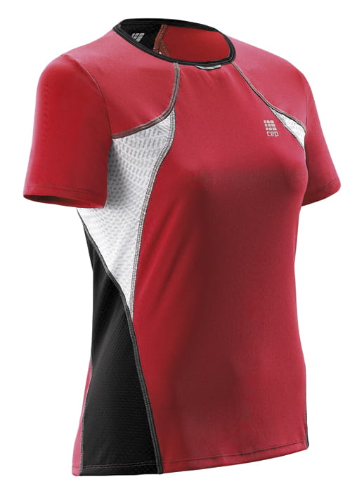 Trička CEP Běžecké tričko RUN TEC TEE dámské červená