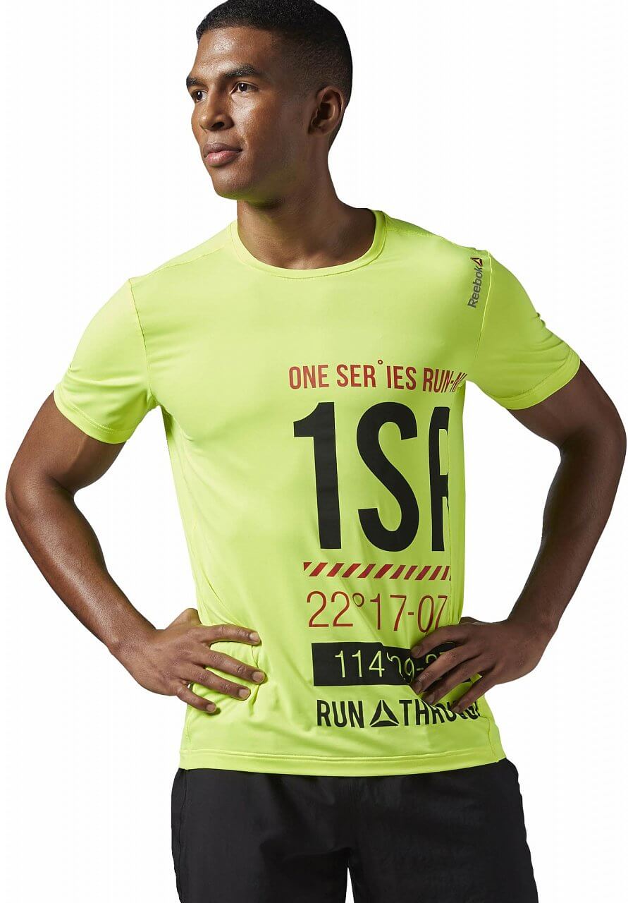 Pánské běžecké tričko Reebok One Series Running Short Sleeve Graphic  Tee