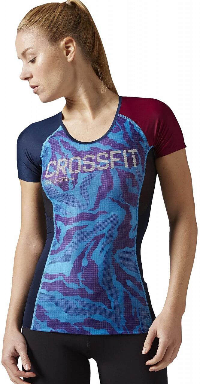 Dámske fitness tričko Reebok CrossFit Compression Shortsleeve