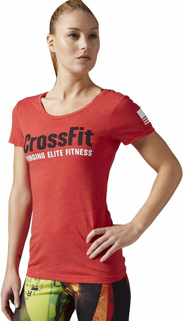 Dámské fitness tričko Reebok CrossFit Forging Elite Fitness Tee