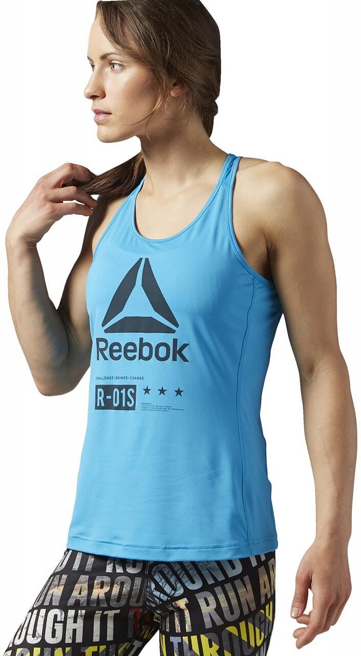 Dámské fitness tričko Reebok ACTIVChill Graphic Tank