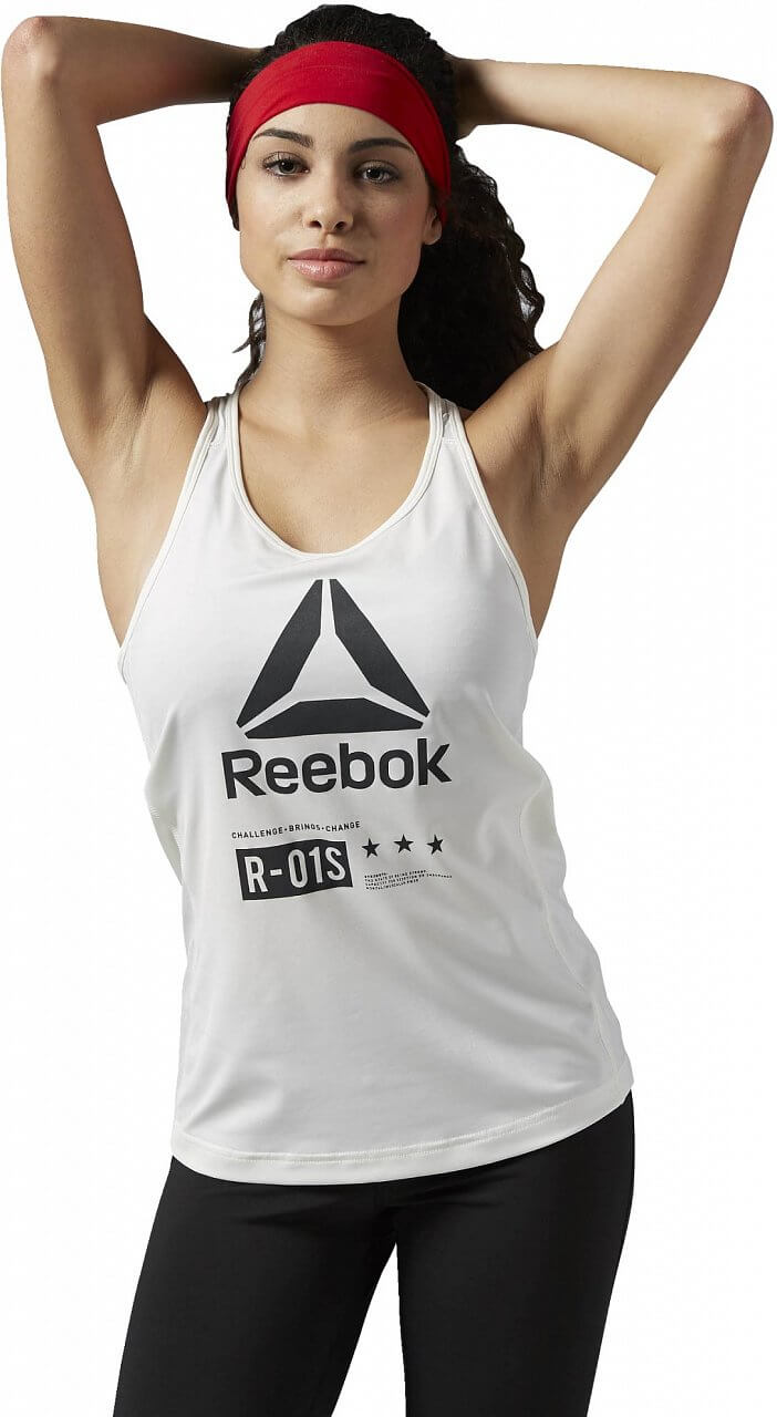Dámské fitness tričko Reebok ACTIVChill Graphic Tank