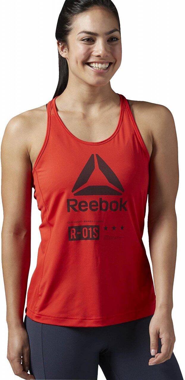 Dámske fitness tričko Reebok ACTIVChill Graphic Tank
