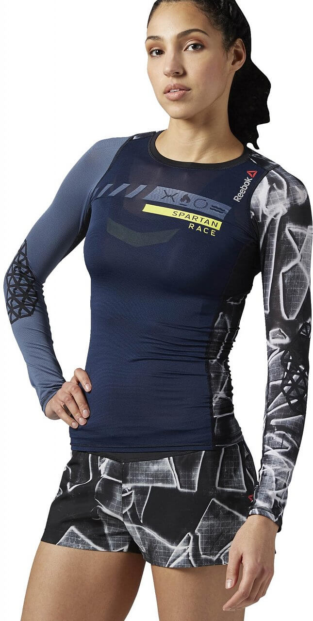 Dámske bežecké tričko Reebok Spartan Pre Long Sleeve Compression