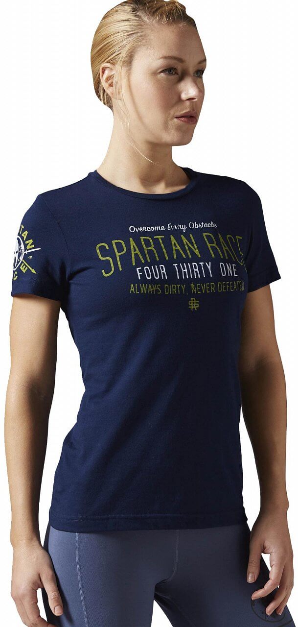 Dámské běžecké tričko Reebok Spartan Race Tri-blend Short Sleeve Tee 2