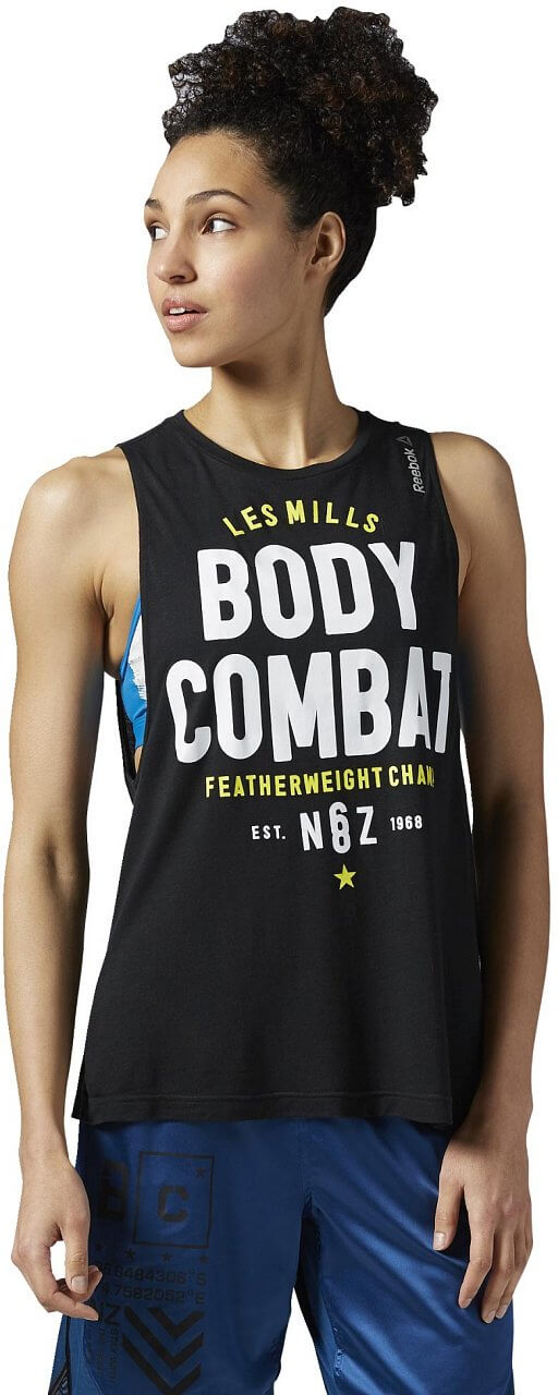 Dámské fitness tričko Reebok Les Mills Bodycombat Muscle Tank