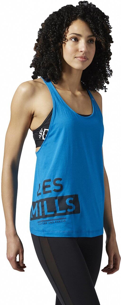 Dámské fitness tričko Reebok Les Mills Dry Dye Racerback Tank