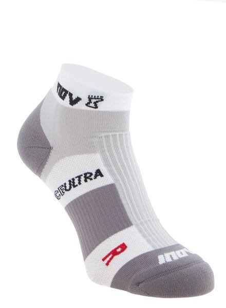 Ponožky Inov-8 RACE ULTRA low 2p white/grey bílá