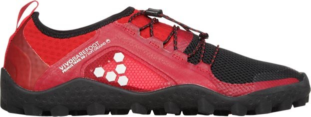 Dámske bežecké topánky Vivobarefoot Primus Trail SG L Mesh Black/Red