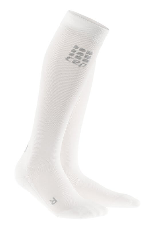 Pánske regeneračné ponožky CEP Podkolienky pre regeneráciu pánske biela