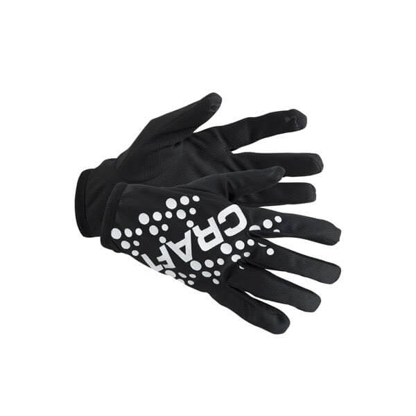 Unisex sportovní rukavice Craft Rukavice Printed Jersey černá