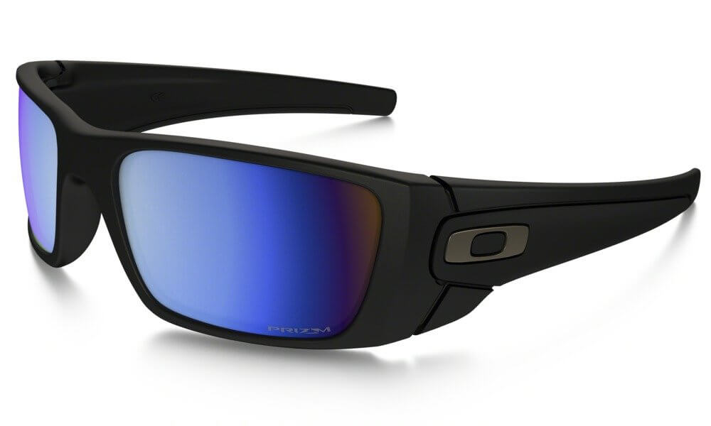 Sluneční brýle Oakley FUEL CELL  MATTE BLACK PRIZM DEEP BLUE POLARIZED