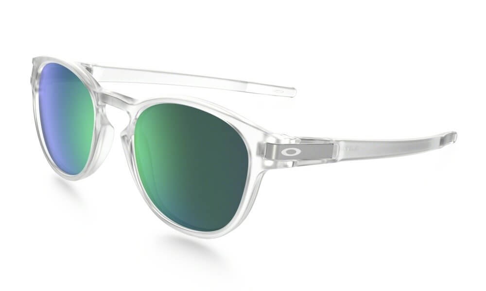 Sluneční brýle Oakley Latch Clear w/ Jade Iridium
