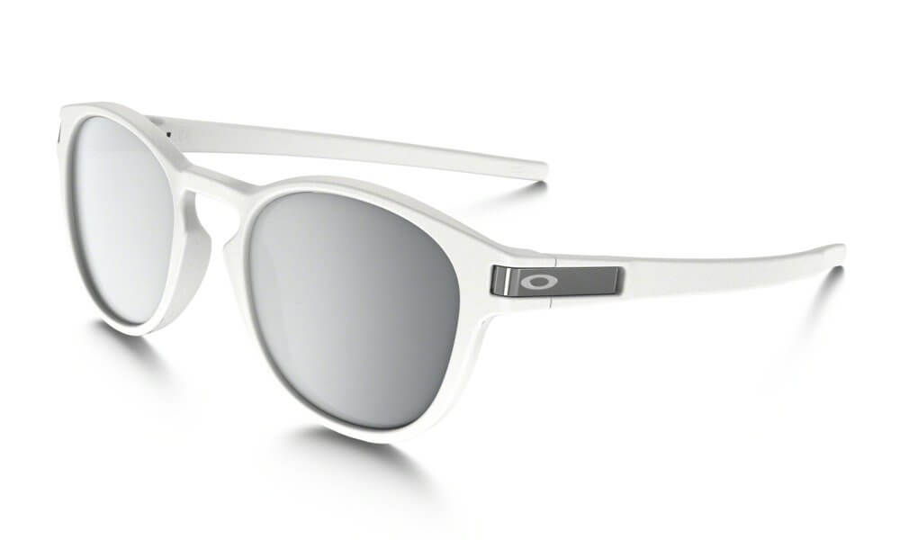 Sluneční brýle Oakley Latch Matte White w/ Chrome Irid