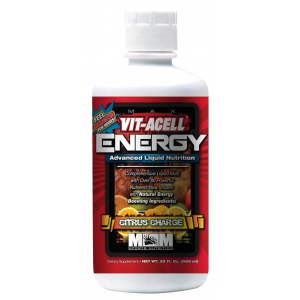 Vitamíny a minerály Max Muscle Vit-Acell Energy Tekutý vitaminový komplex, 960ml