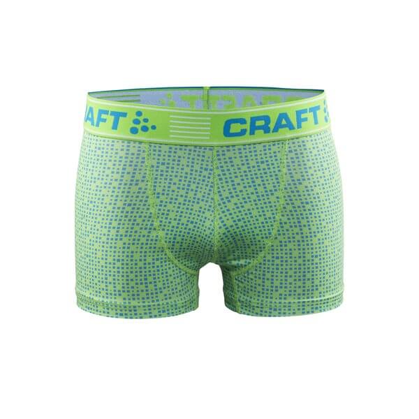 Spodní prádlo Craft Boxerky Greatness 3" potisk zelená