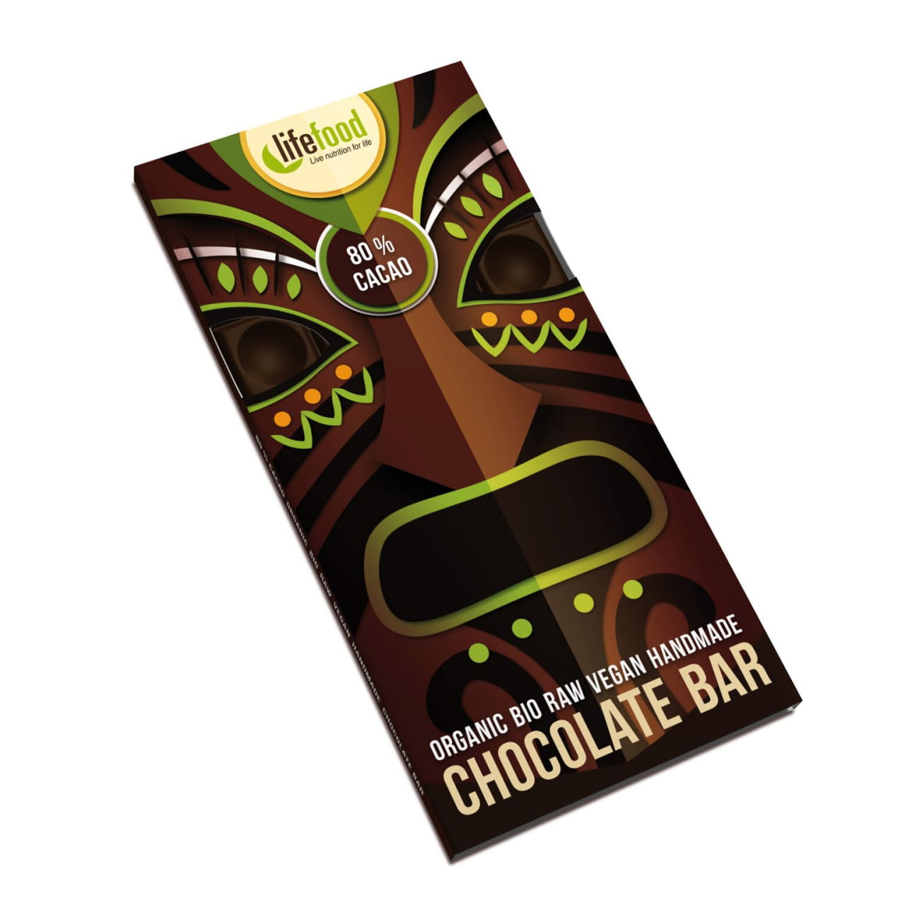 Zdravé potraviny Lifefood Chocolate 80% Cacao BIO, 70g