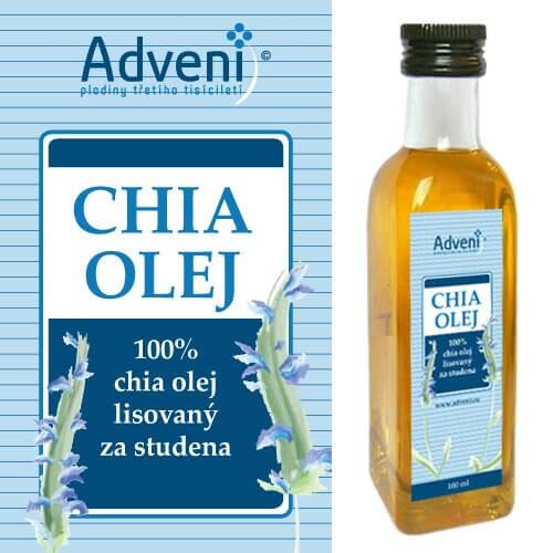Zdravé potraviny Adveni Chia olej, 100ml