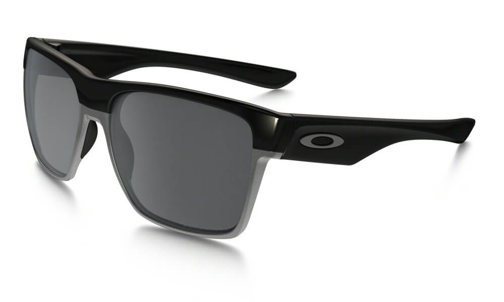 Sluneční brýle Oakley Two Face XL Polished Black w/ Blk Irid Polar