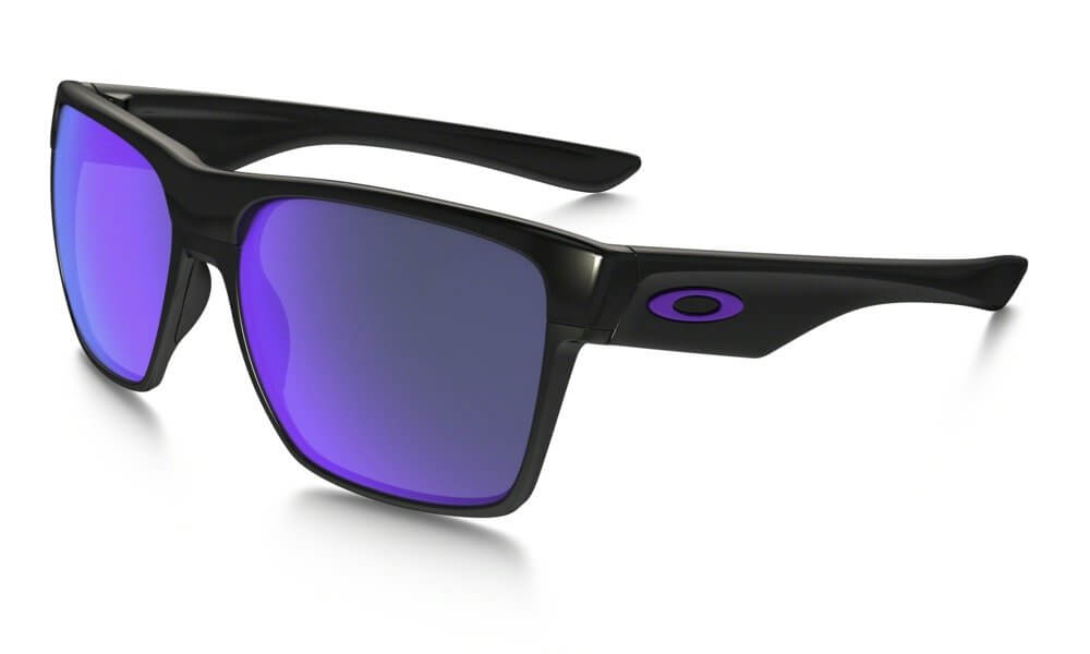 Sluneční brýle Oakley Two Face XL Polished Black w/ Violet Irid