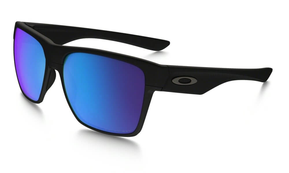 Sluneční brýle Oakley Two Face XL Matte Black w/ Sapph Irid Polar