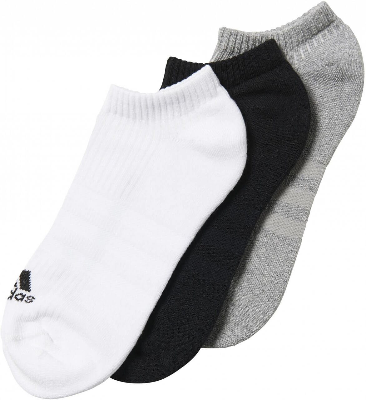 Sportovní ponožky adidas 3S Performance No-Show Half Cushioned 3PP