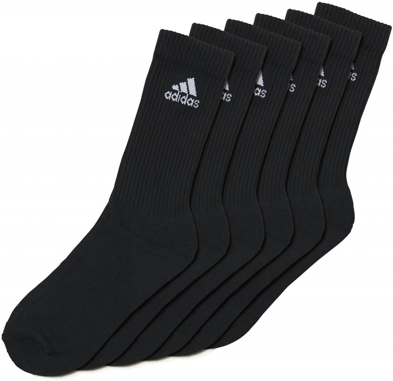 Sportovní ponožky adidas 3S Performance Crew Half Cushioned 6PP