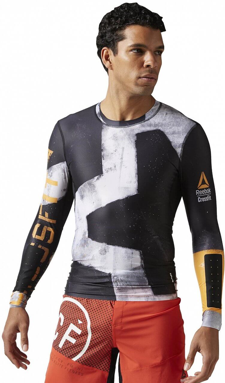 Pánske športové tričko Reebok CrossFit Engineered LS Compression Top
