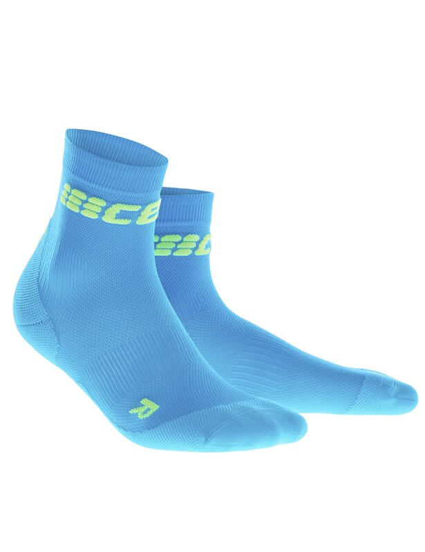 Ponožky CEP Krátké ponožky ultralight dámské elektrická modř / zelená