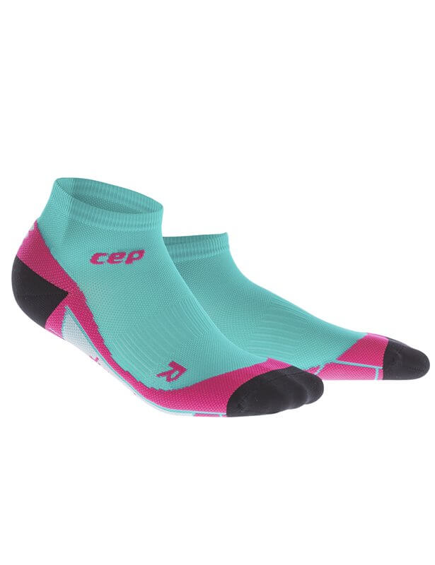 Ponožky CEP Kotníkové ponožky dámské modrá lagoon / růžová