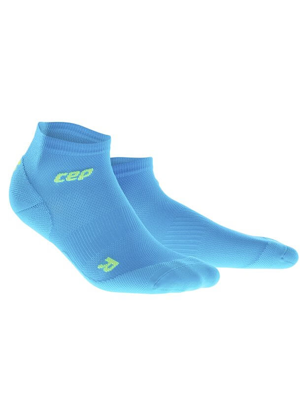 Ponožky CEP Kotníkové ponožky ultralight pánské elektrická modř / zelená