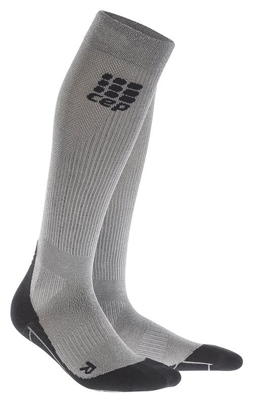 Ponožky CEP Podkolenky metalized dámské stříbrná