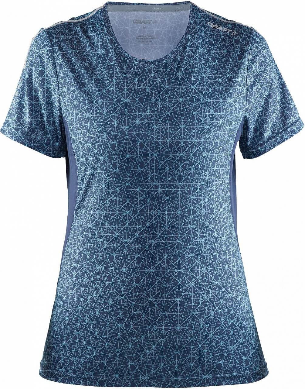 Dámské sportovní tričko Craft W Triko Mind SS tmavě modrá s potiskem