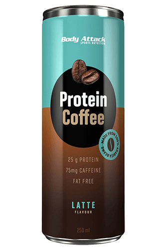 Nápoje Body Attack Protein Coffee Latte, 250 ml