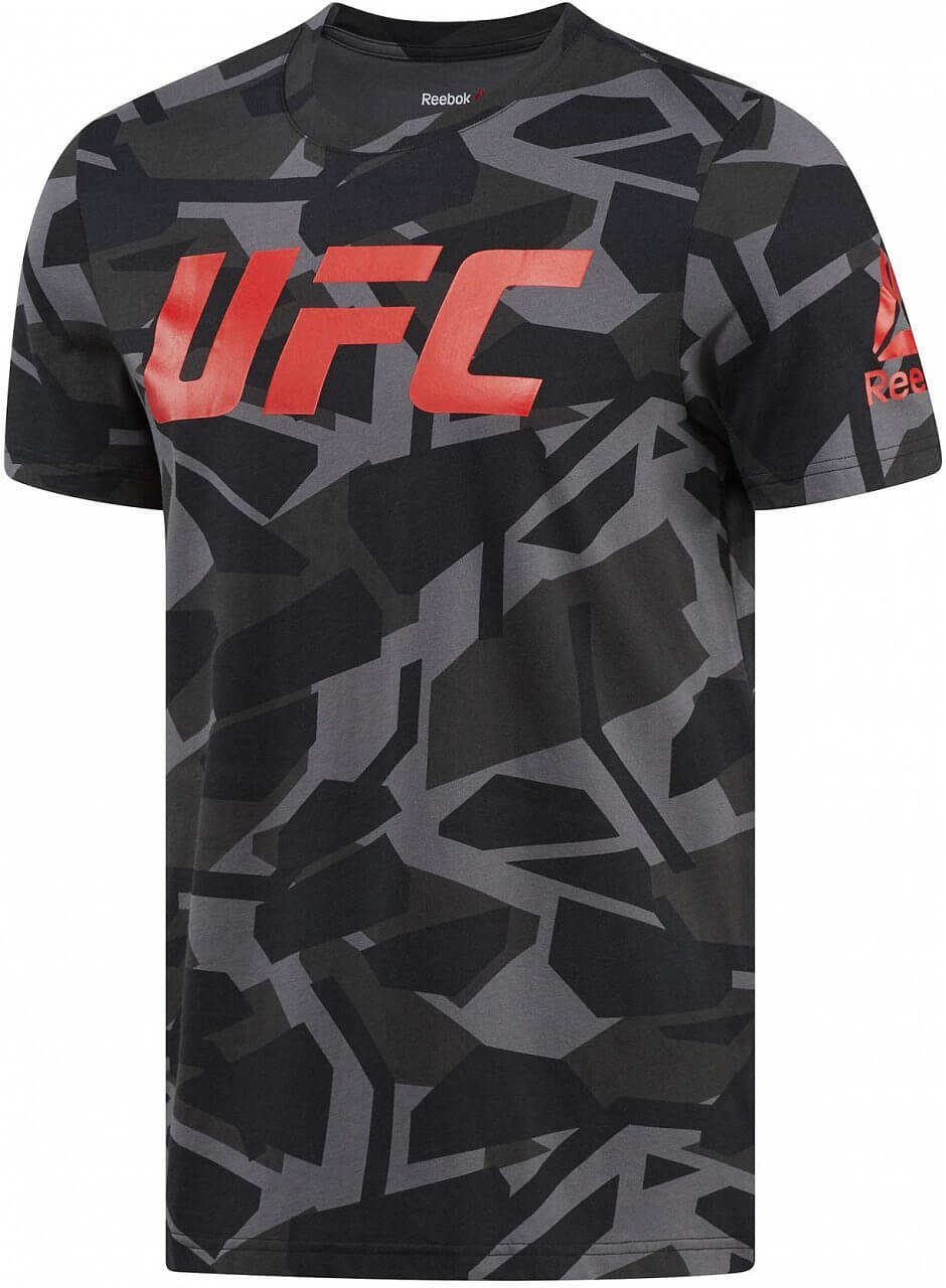 Pánské sportovní tričko Reebok UFC FG Smash Camo SS Tee