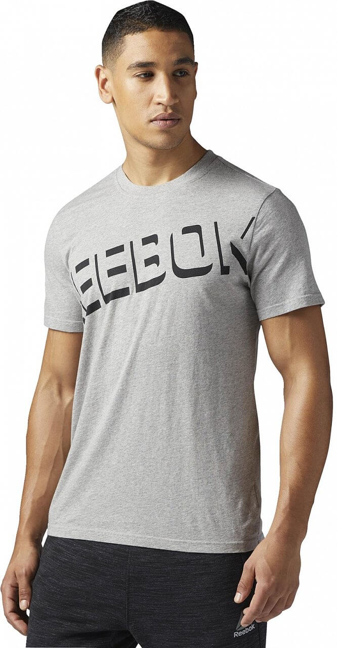 Pánske športové tričko Reebok Cotton Series Graphic Tee