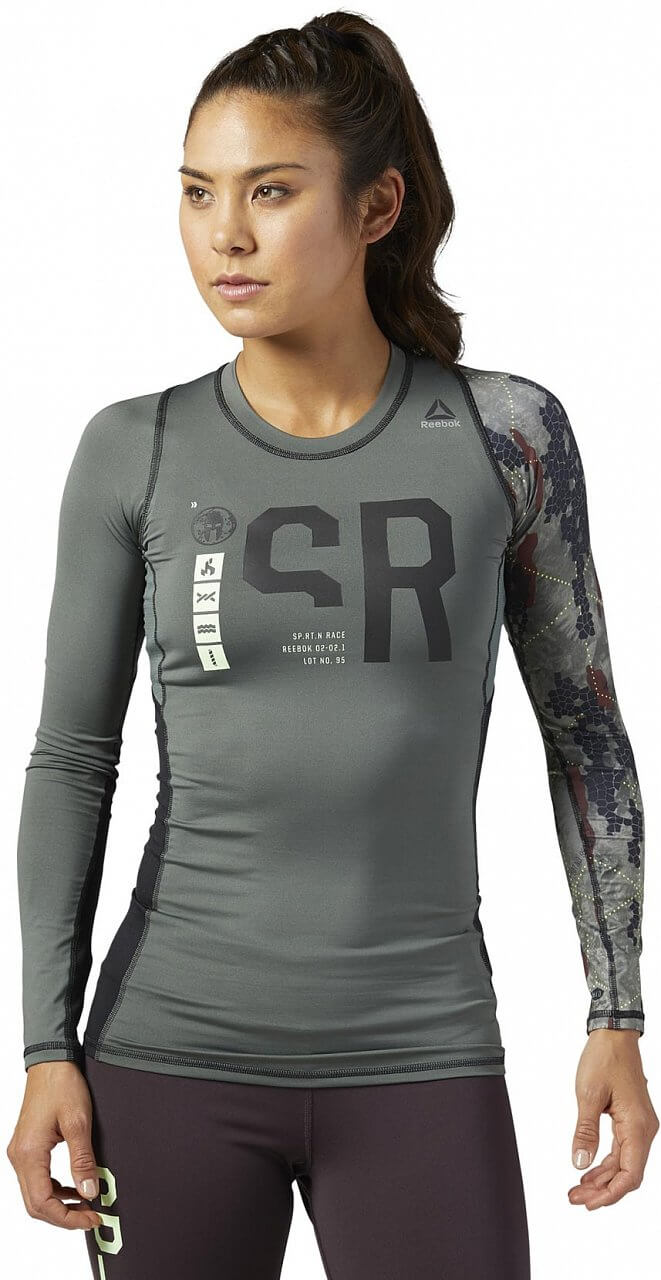 Dámské běžecké tričko Reebok Spartan Compression Long Sleeve Top