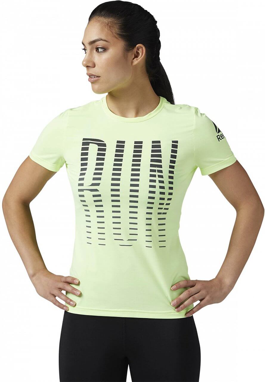 Dámské běžecké tričko Reebok Running Activchill Run Graphic Tee