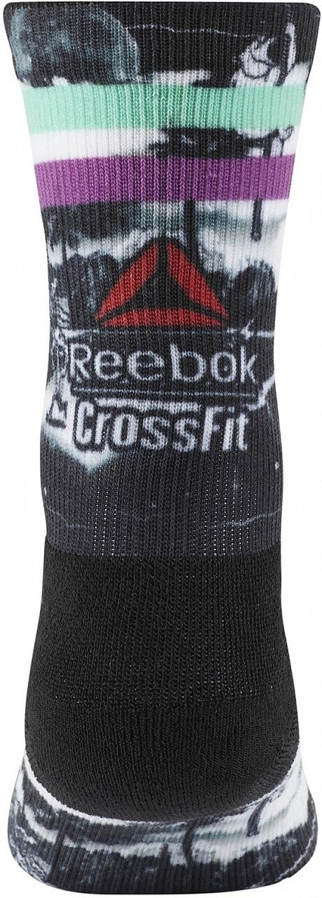 Sportovní ponožky Reebok CrossFit Women Printed Crew Sock
