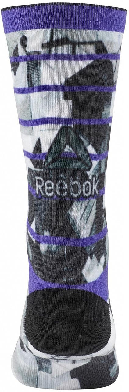 Športové ponožky Reebok Active Enhanced Printed U Crew Sock II