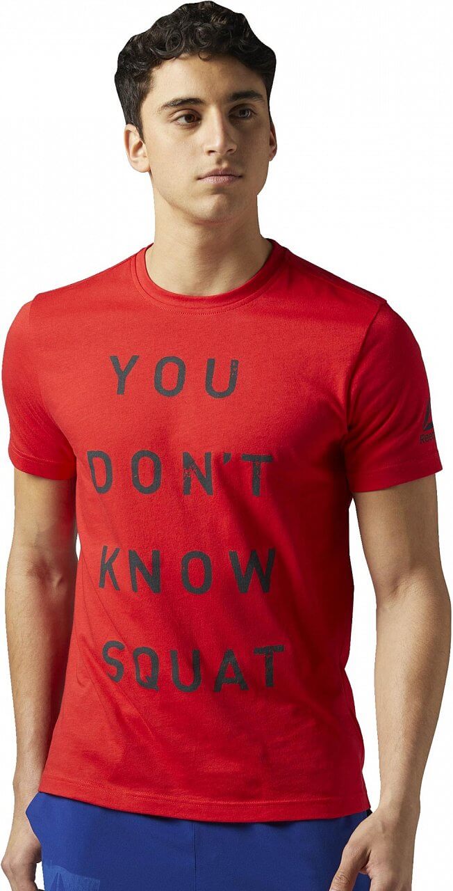 Pánské sportovní tričko Reebok Dont Know Squat Tee