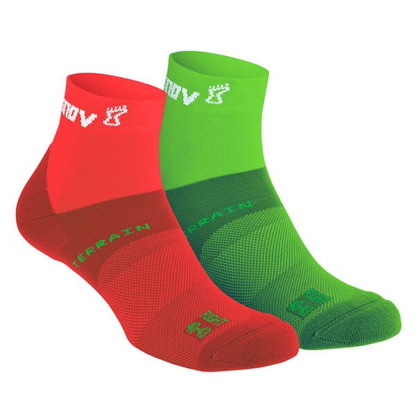 Ponožky Inov-8 ALL TERRAIN SOCK mid green/red Default