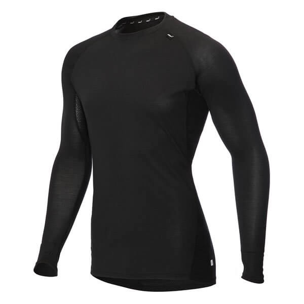 Pánské běžecké merino tričko Inov-8 AT/C MERINO LS black Default