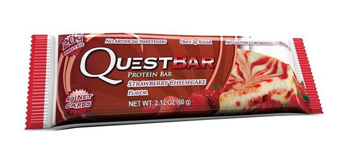 Tyčinky Quest Nutrition Quest Bar Strawberry Cheesecake, 60g